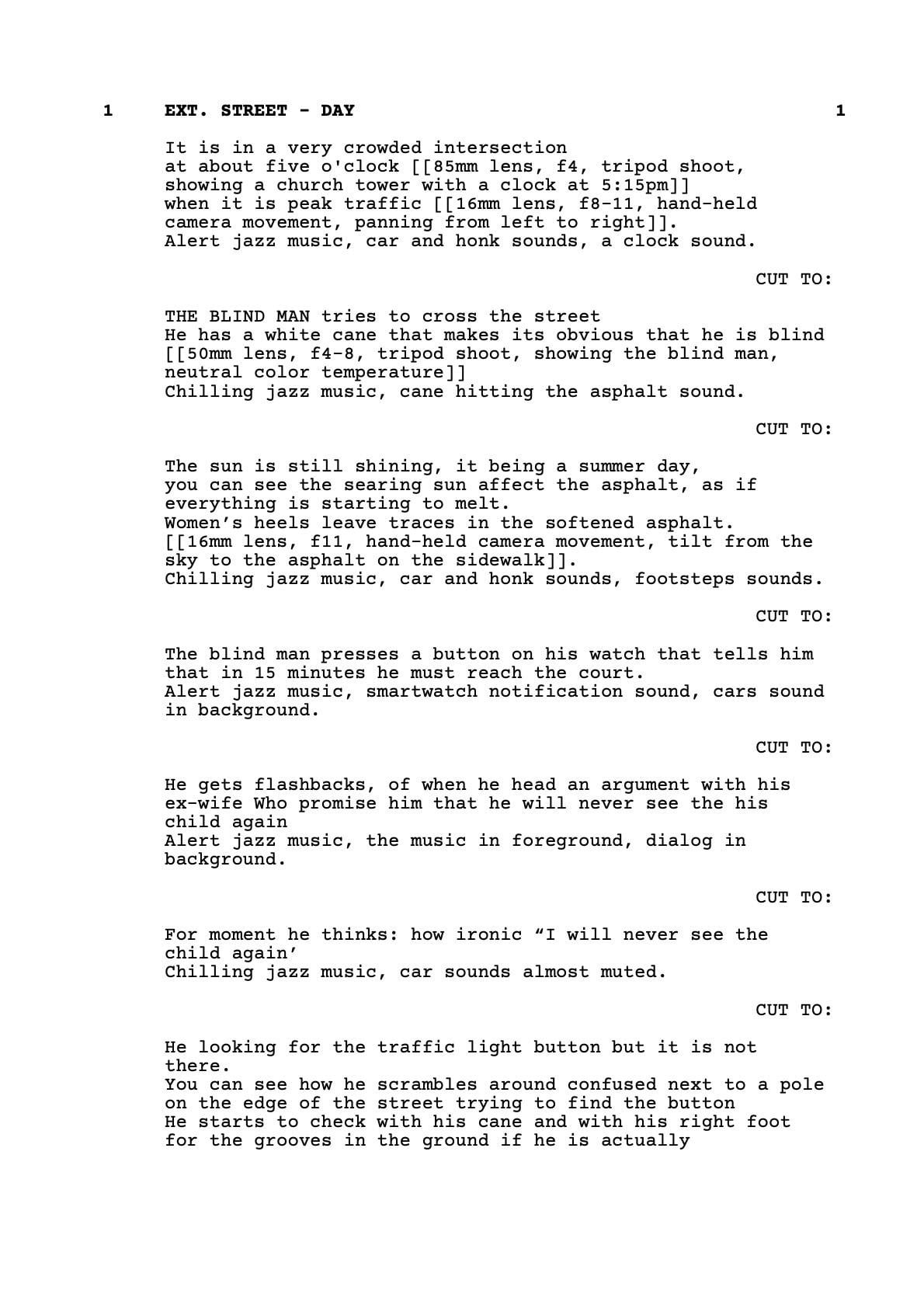 SCREENPLAY DRAFT - image 2 - student project