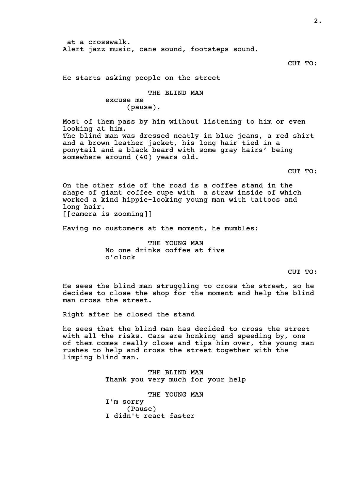 SCREENPLAY DRAFT - image 3 - student project
