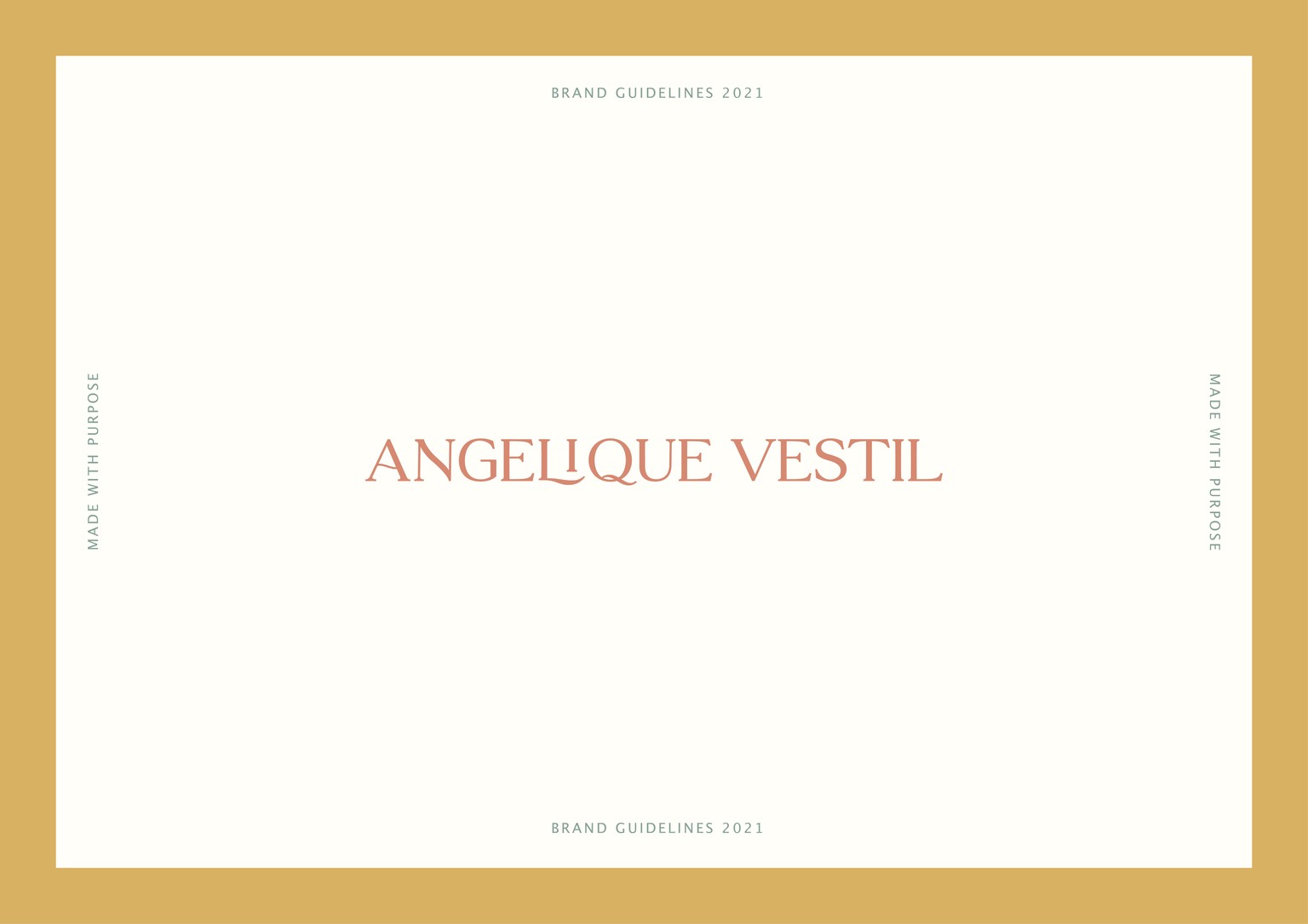 Angelique's Brand Guide Design Process - image 2 - student project