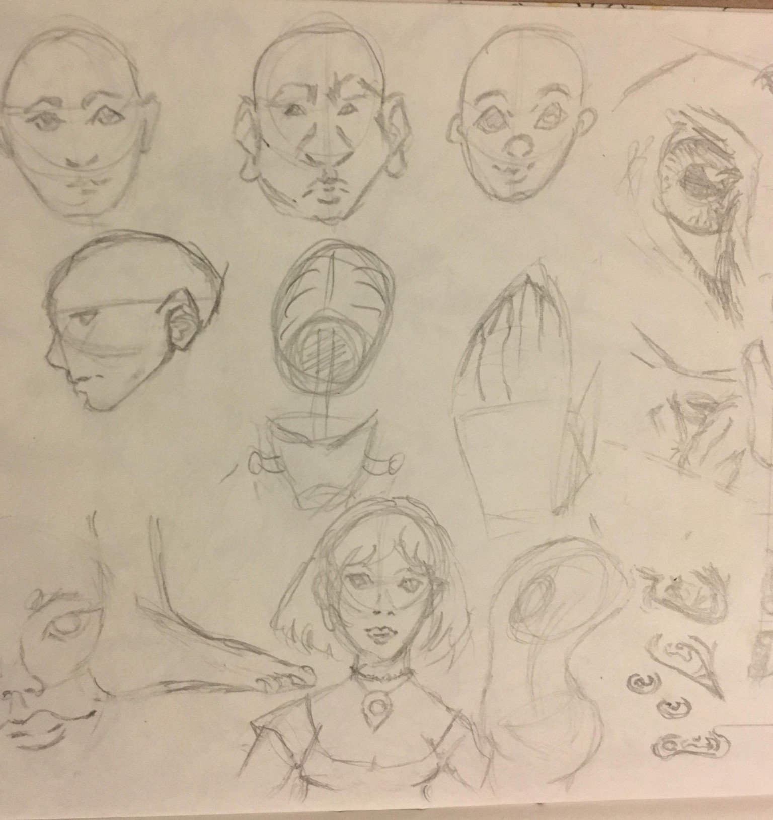 Figure practice sketches - image 2 - student project