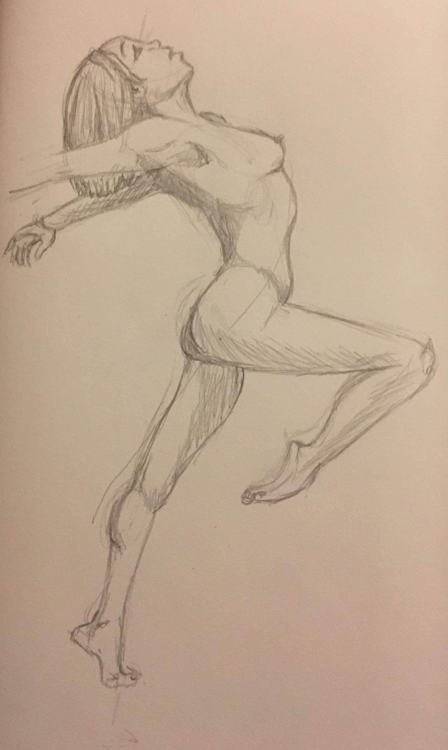 Figure practice sketches - image 3 - student project
