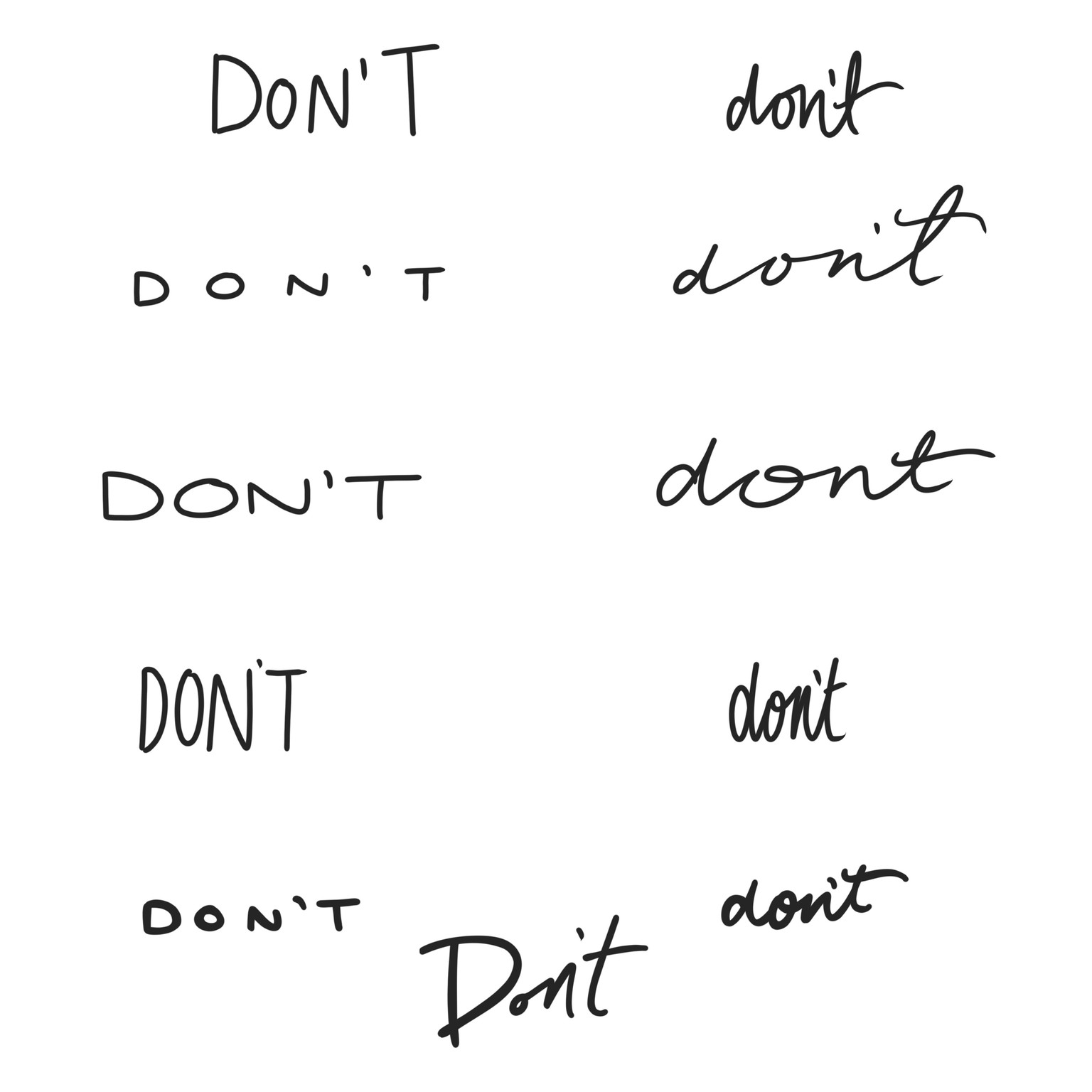 Don’t over think it - image 1 - student project