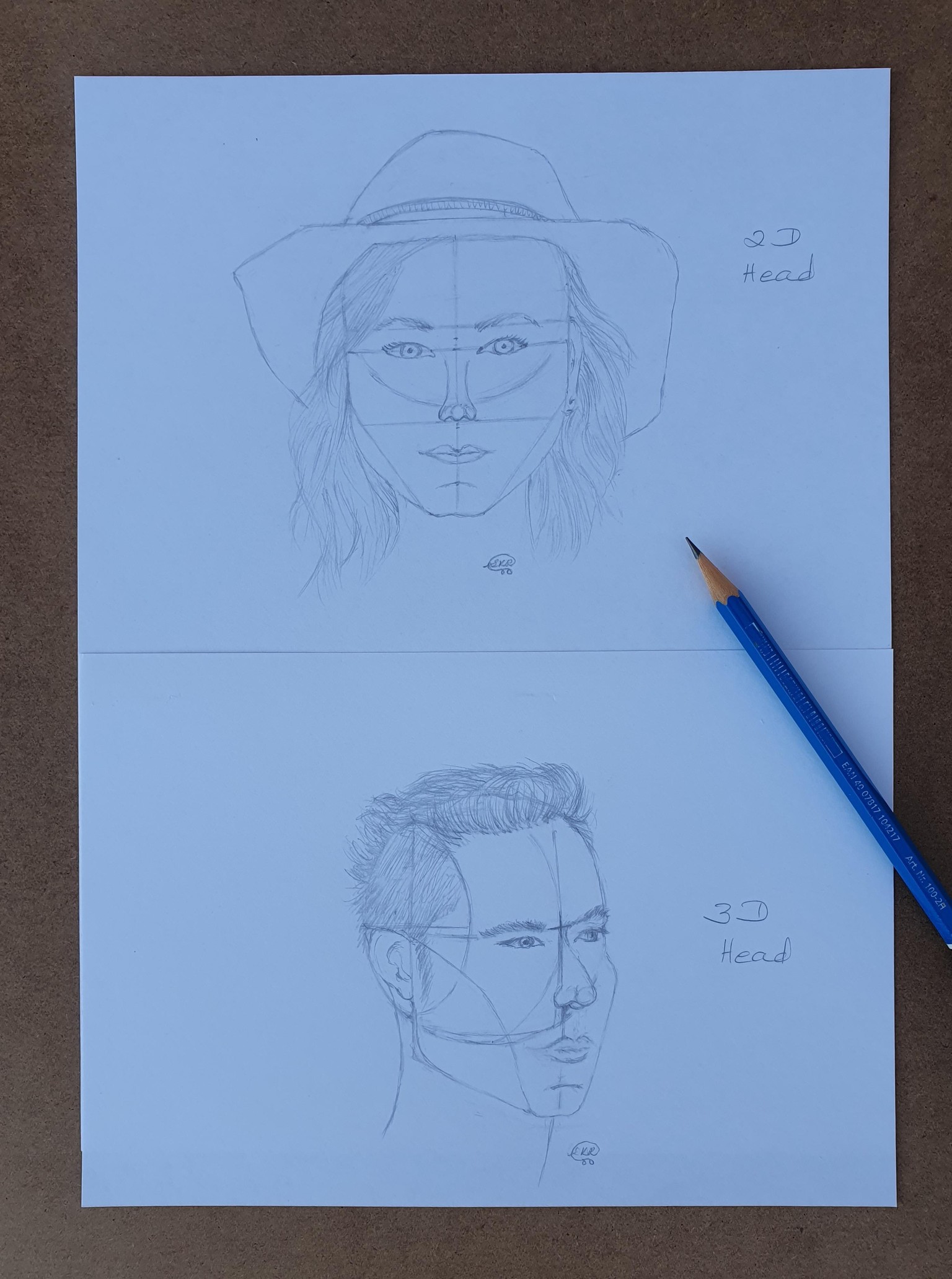 2D and 3D Portrait Layouts - image 1 - student project