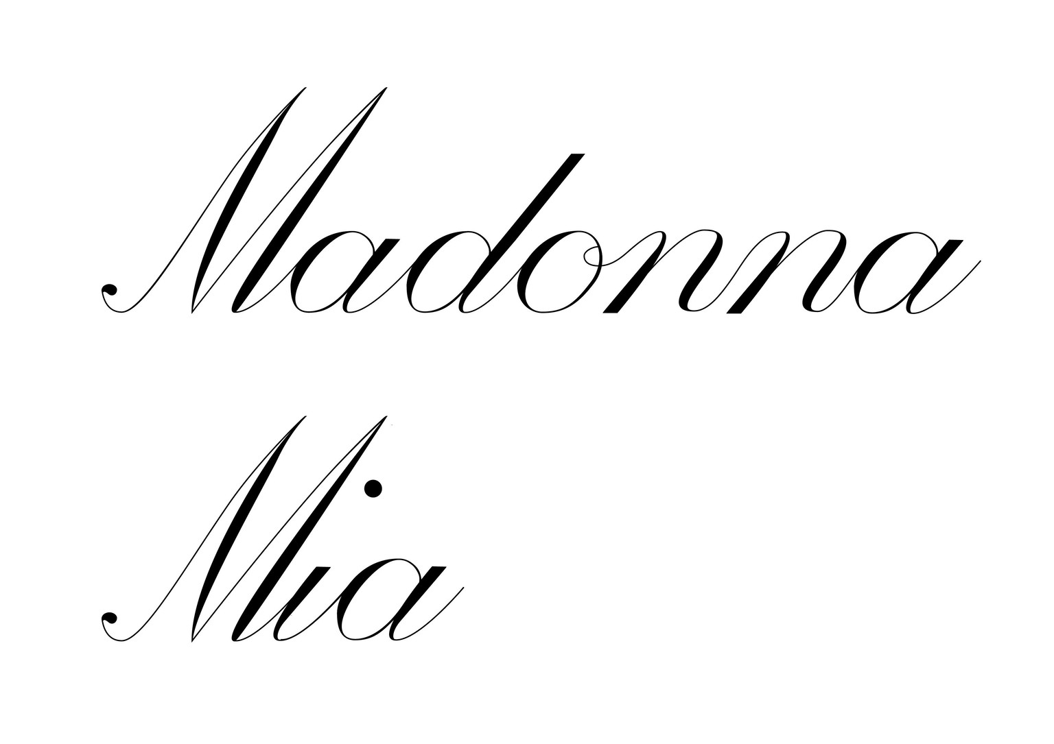 Vector Lettering - image 1 - student project
