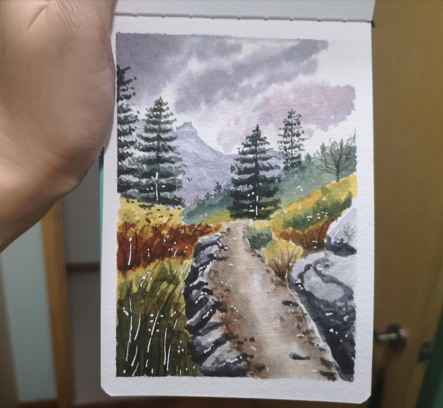 Watercolor Landscape - image 1 - student project