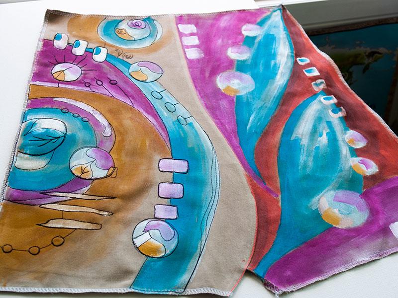Inspiration Skirt - jeans recycle pants in to a unique skirt - image 3 - student project
