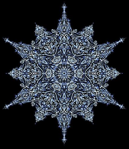 First snowflake I made, description has more - image 1 - student project