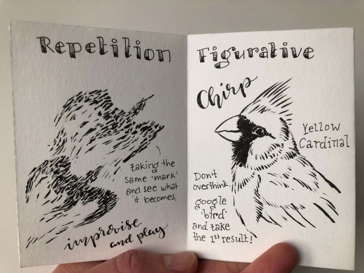 Brush Pen Zine - image 4 - student project