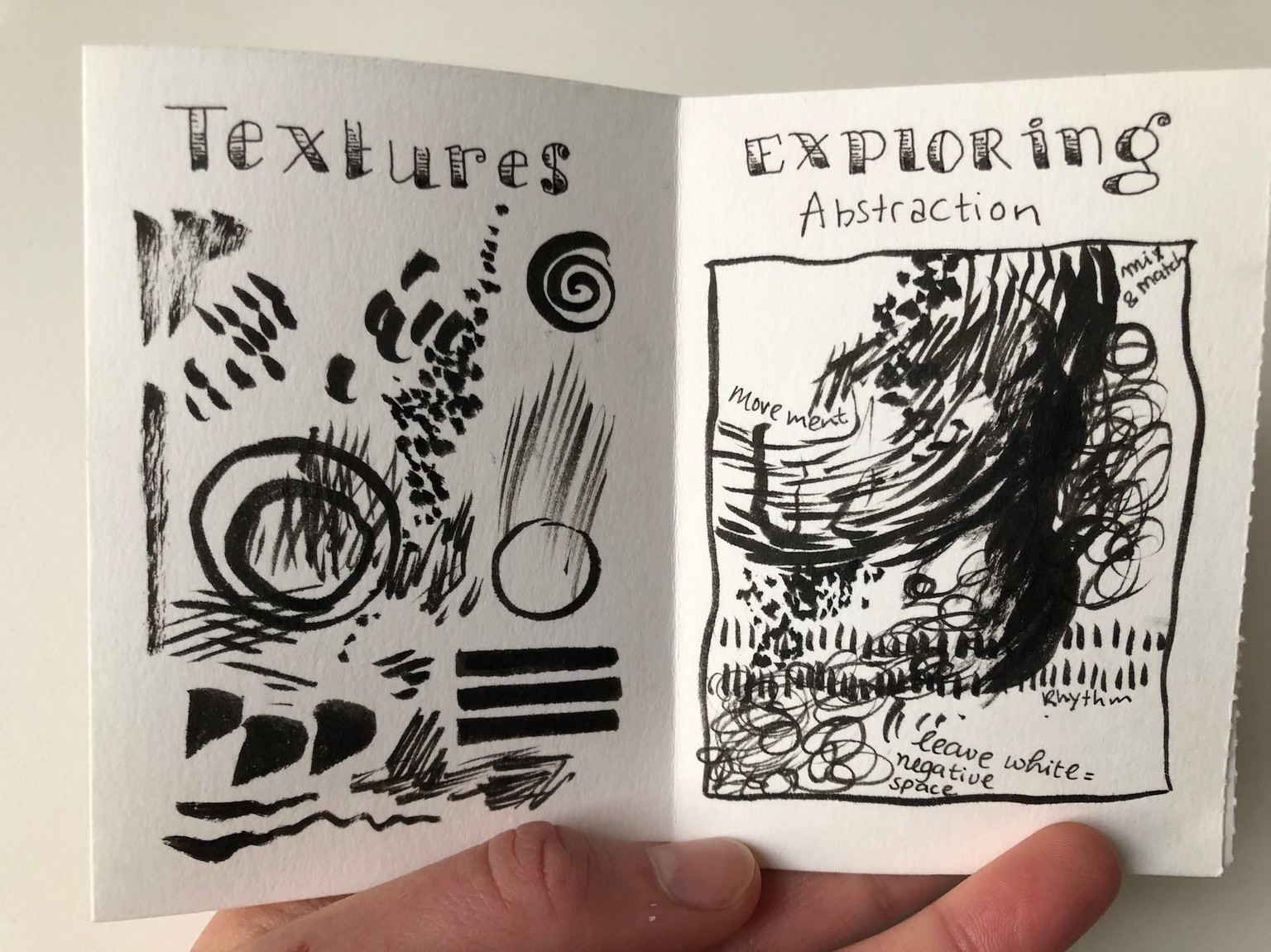 Brush Pen Zine - image 3 - student project