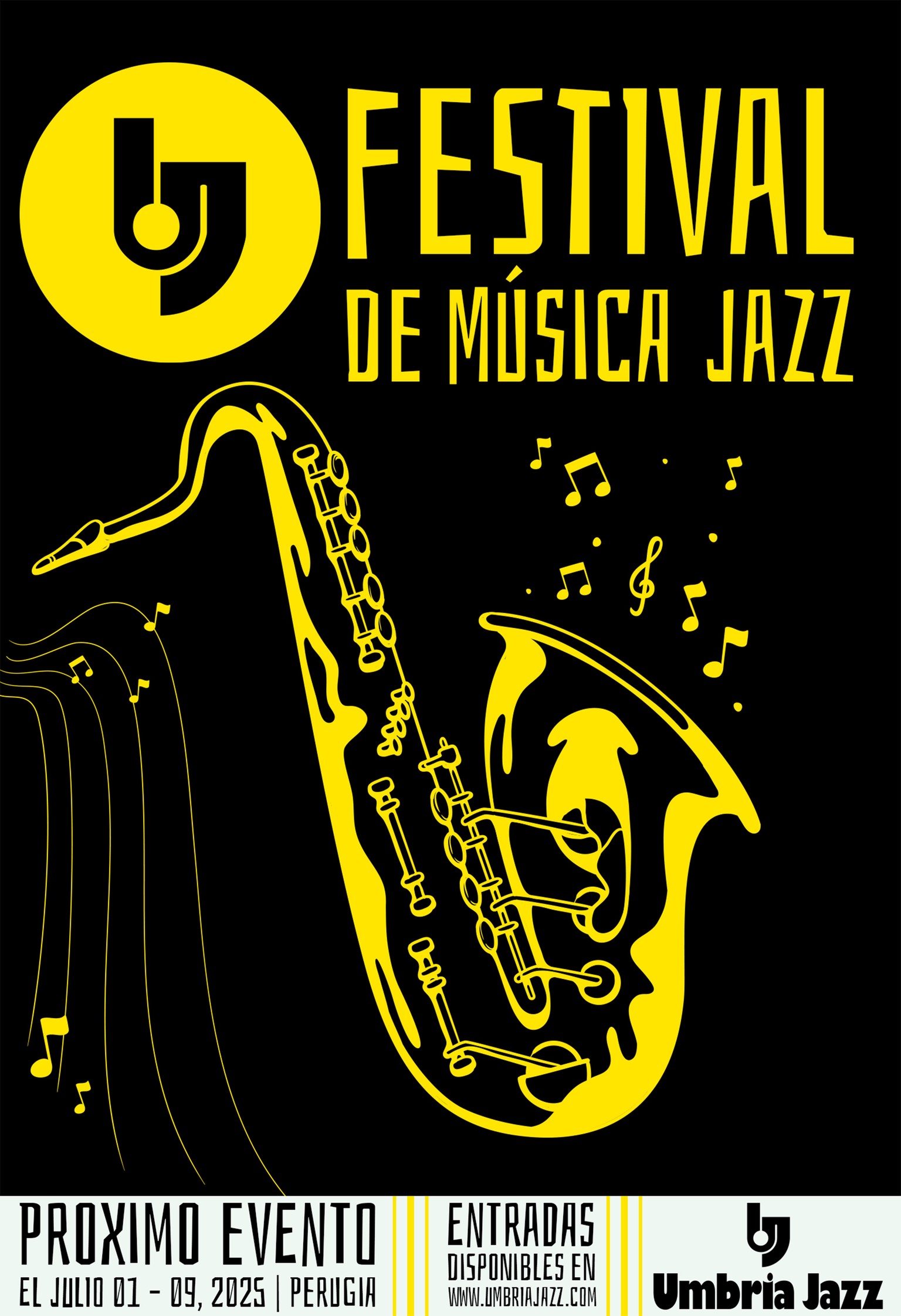 Diseño de Póster Musical: Umbria Jazz - image 1 - student project
