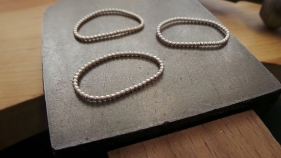 Beaded Wire Stacking Rings - image 5 - student project