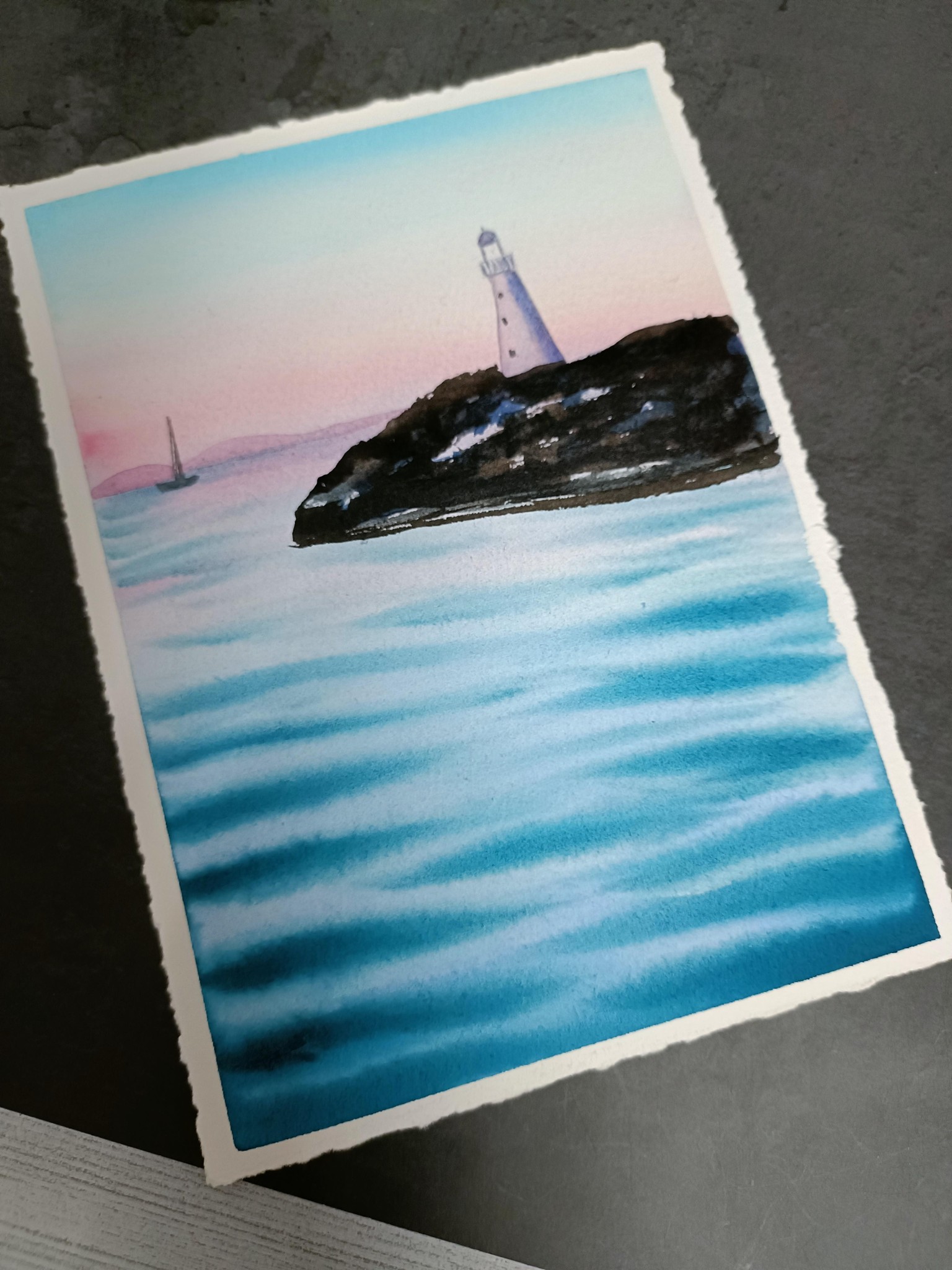 Effortless Watercolor seascapes - image 1 - student project