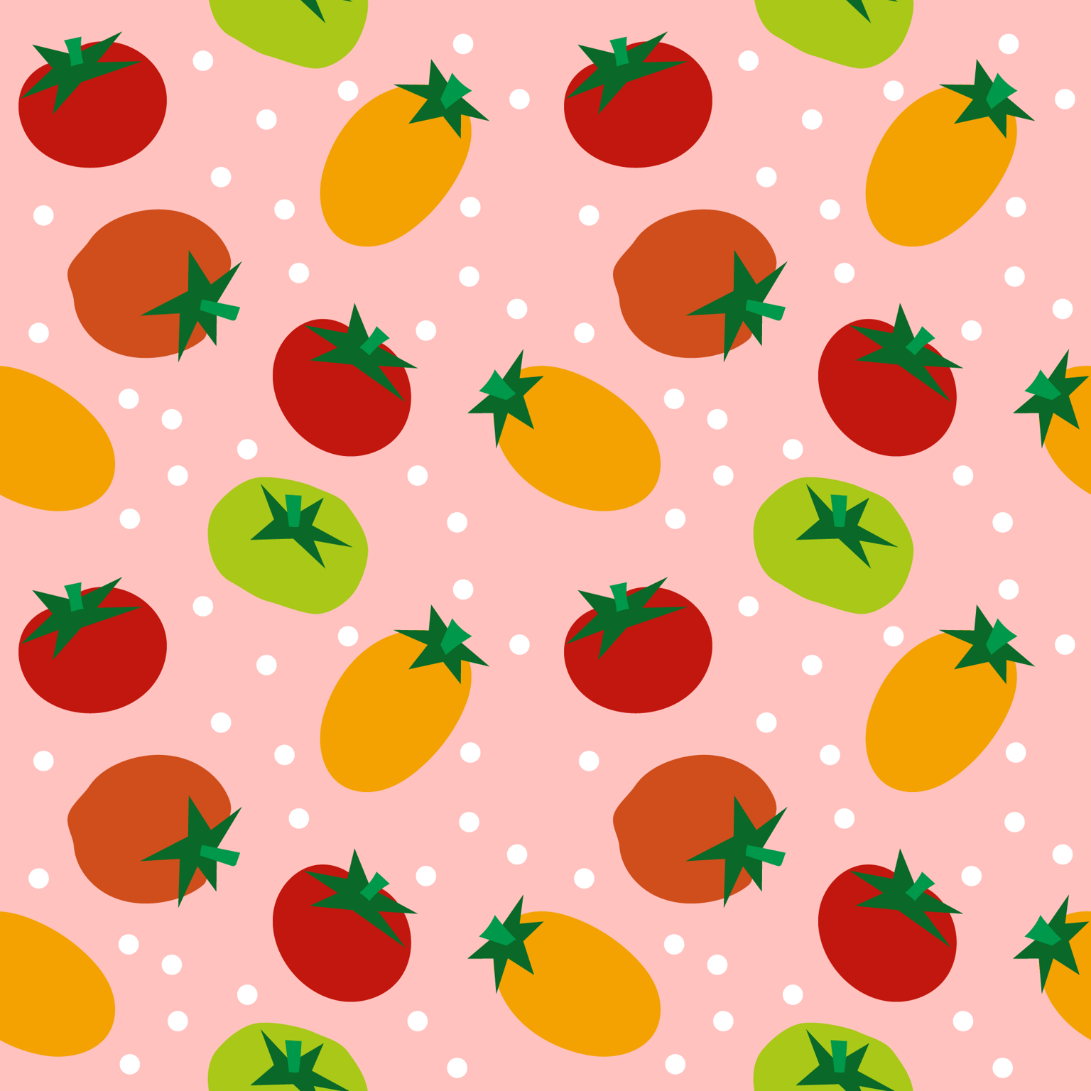 Tomato pattern - image 1 - student project