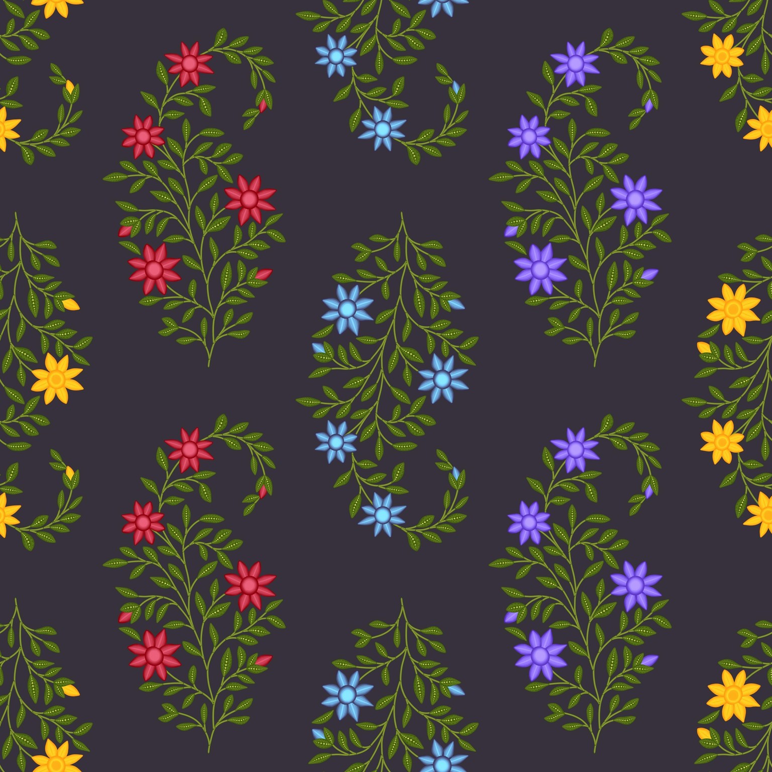 Flower patterns - image 3 - student project