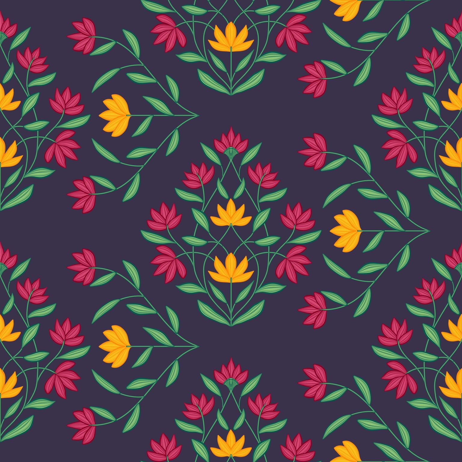 Flower patterns - image 2 - student project