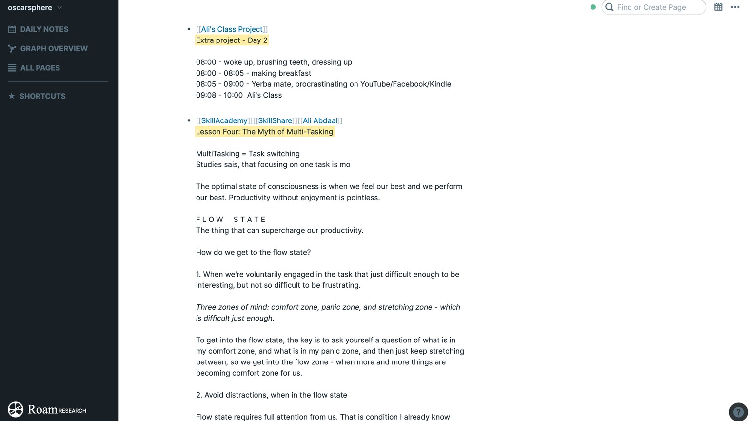 Productivity Masterclass by Ali Abdaal. What did the course teach me? - image 9 - student project