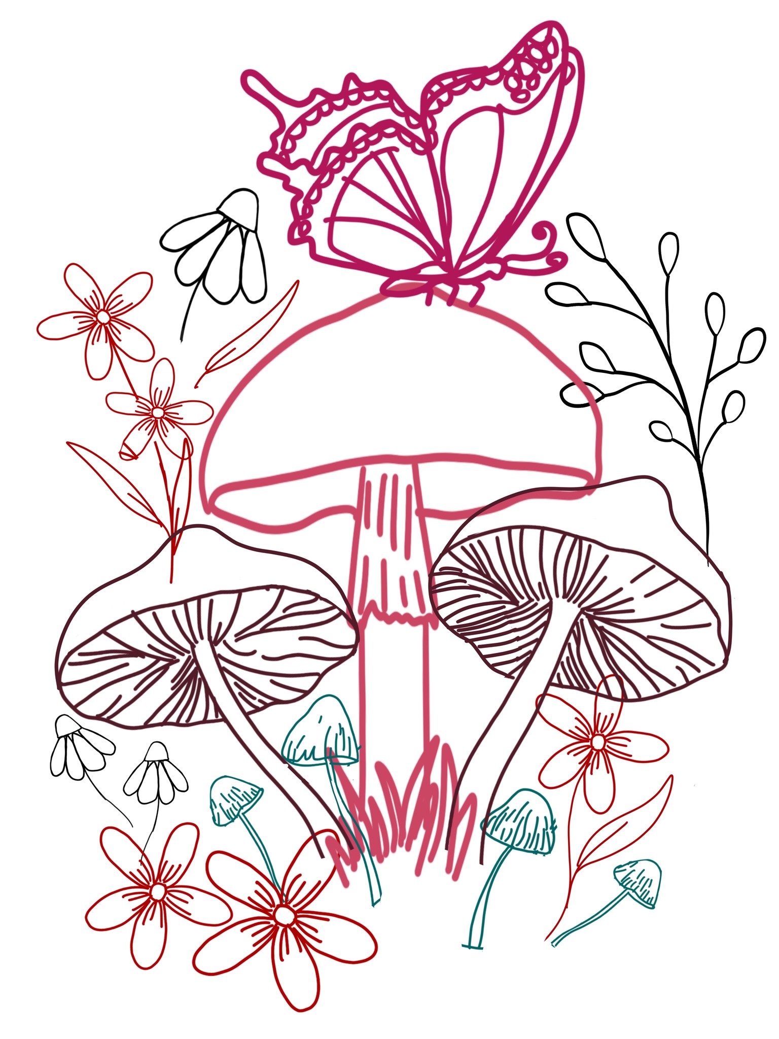Blooms and Shrooms Love - image 1 - student project