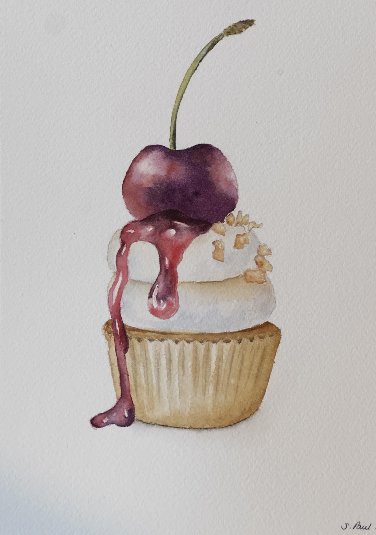 Cherry cupcake - image 1 - student project