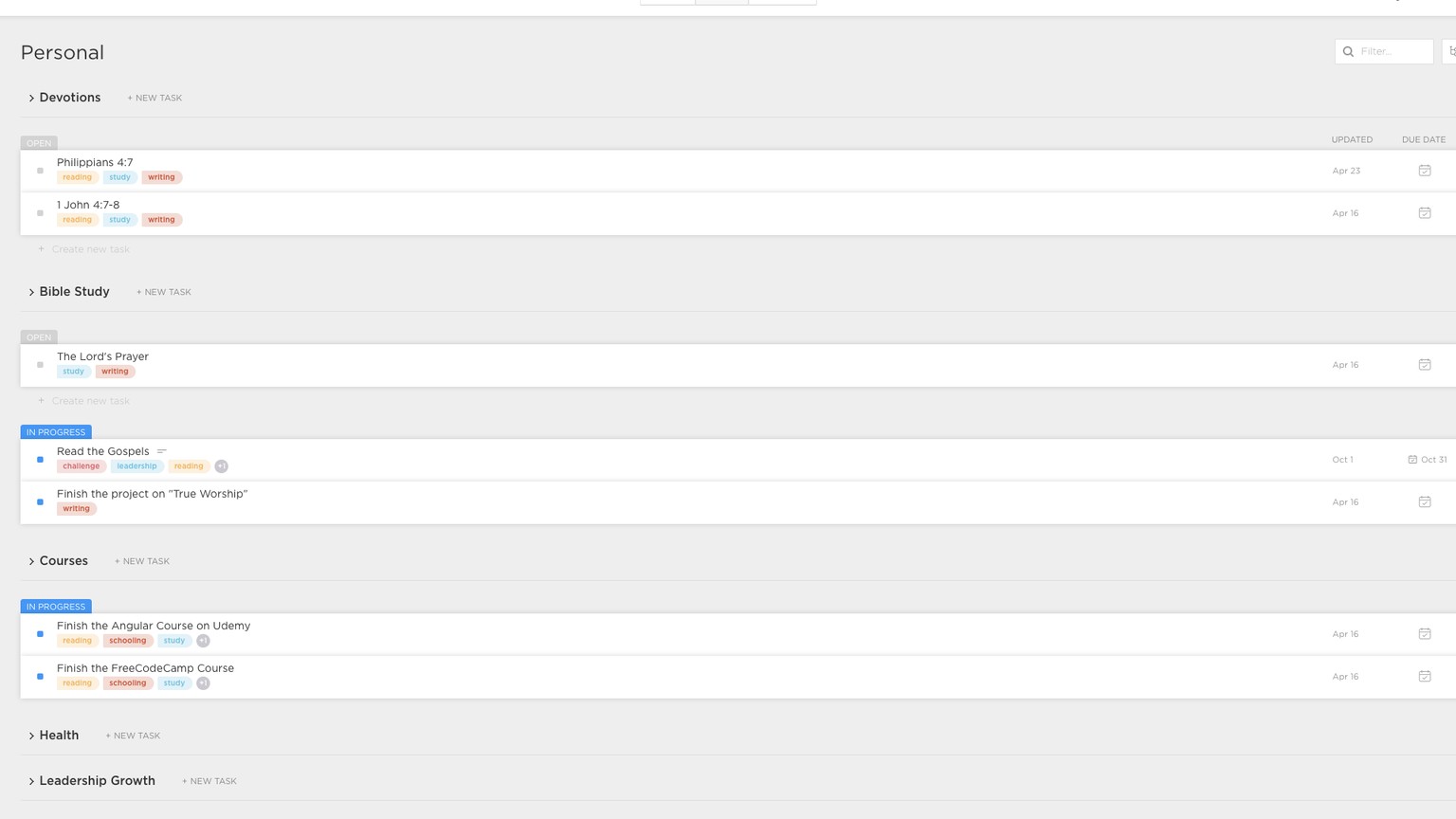 My Todo List - image 1 - student project