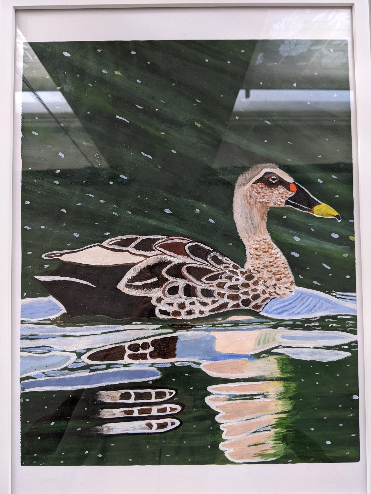 Framed duck - image 1 - student project