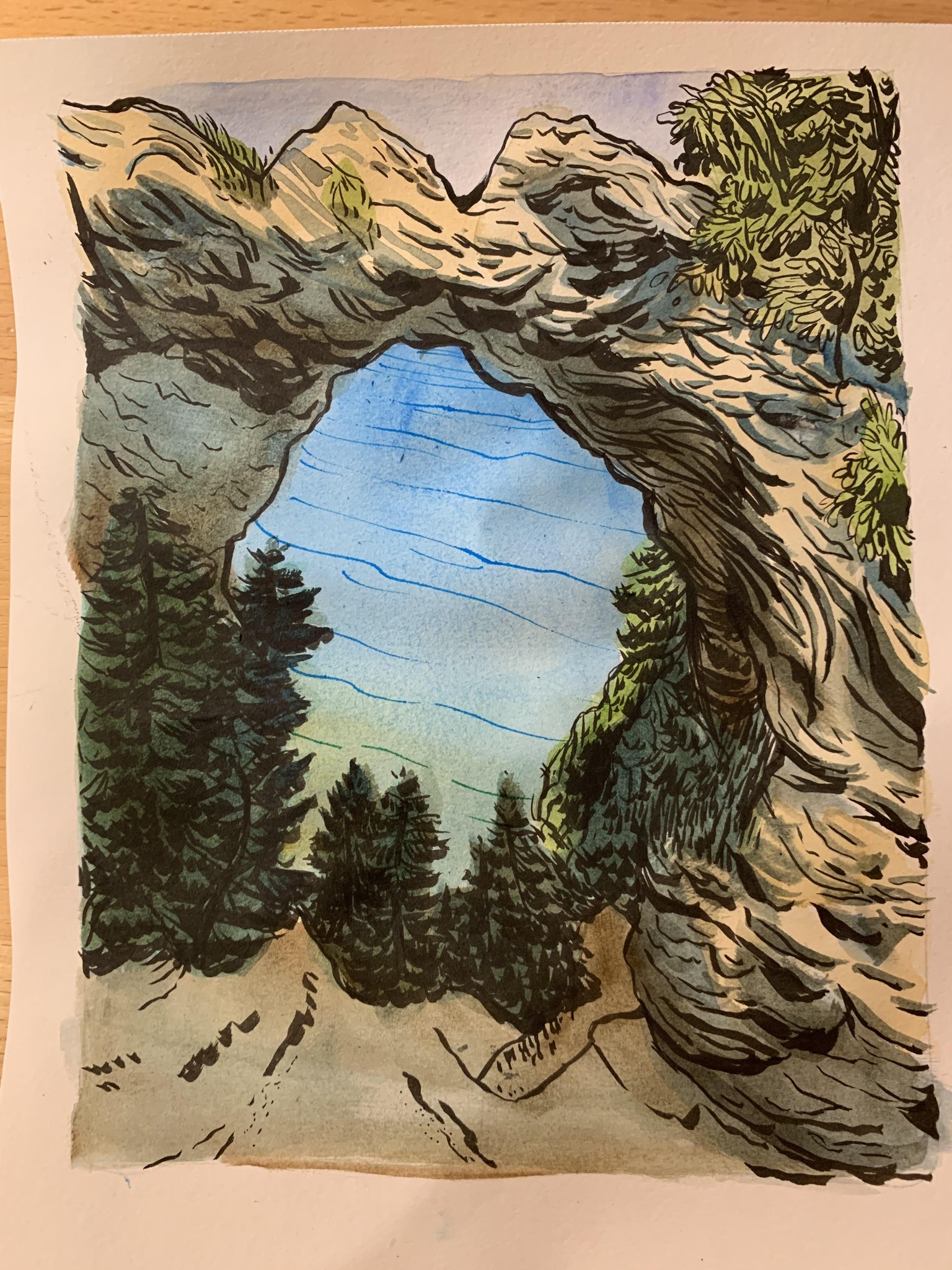 Landscape off a photo - image 1 - student project