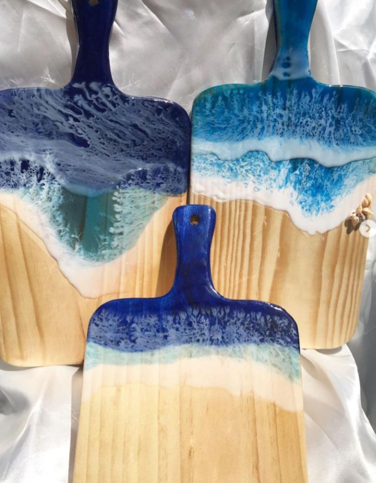 Cutting boards with beach design/ Tablas con diseño de playa - image 1 - student project