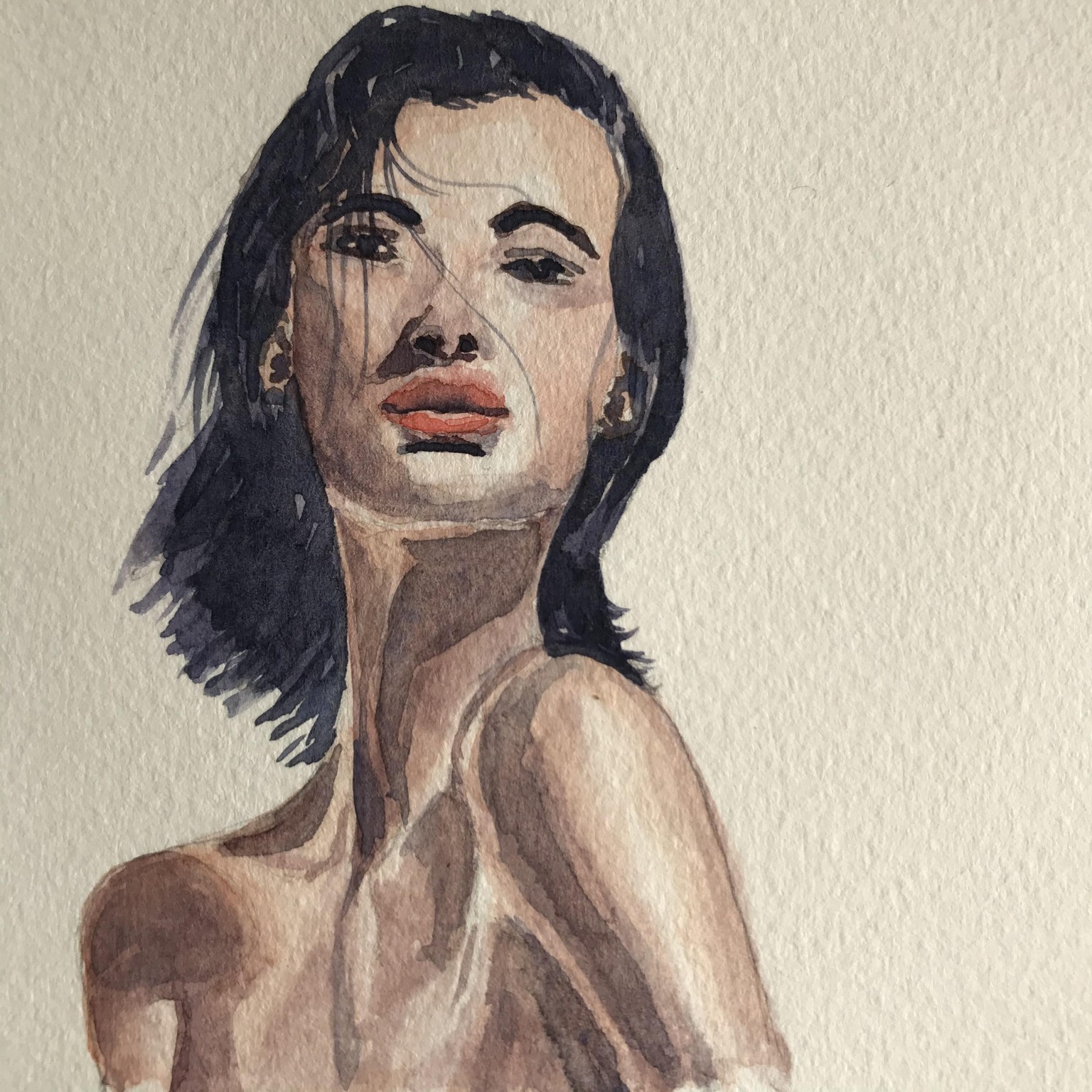 Tiny watercolour portraits - image 4 - student project