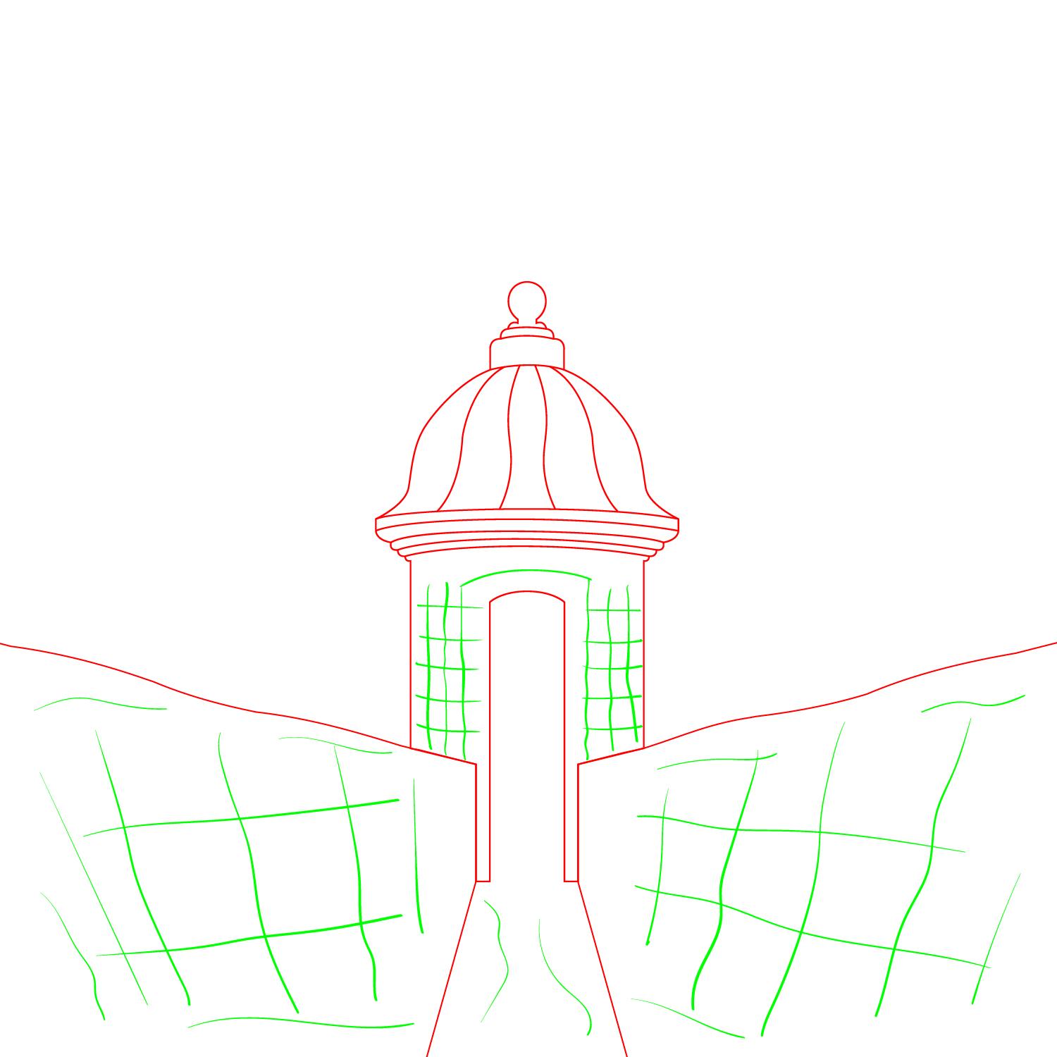 “Garita” Digital Art Step by Step - image 2 - student project