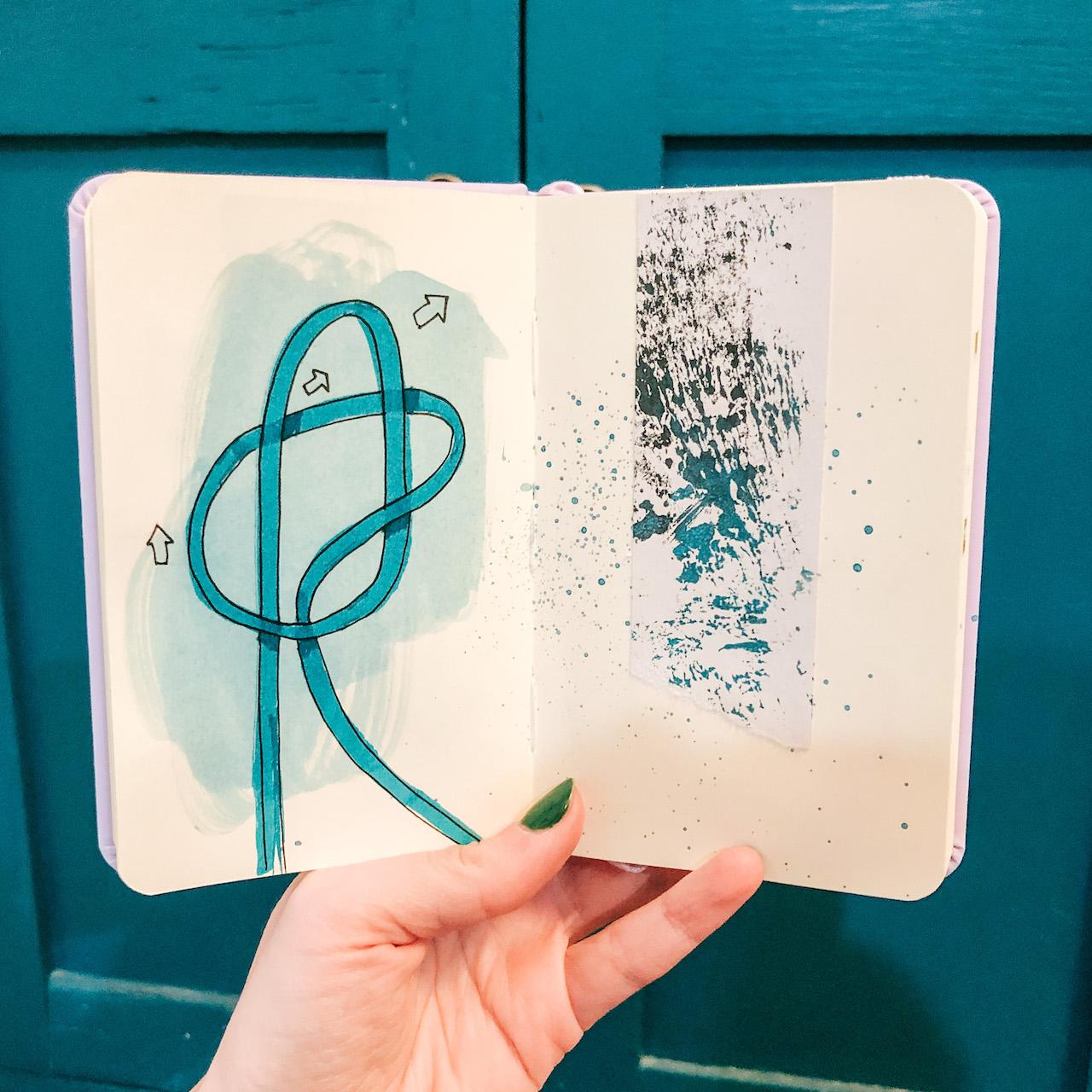 My favorite journaling prompt - Color Collage - image 1 - student project