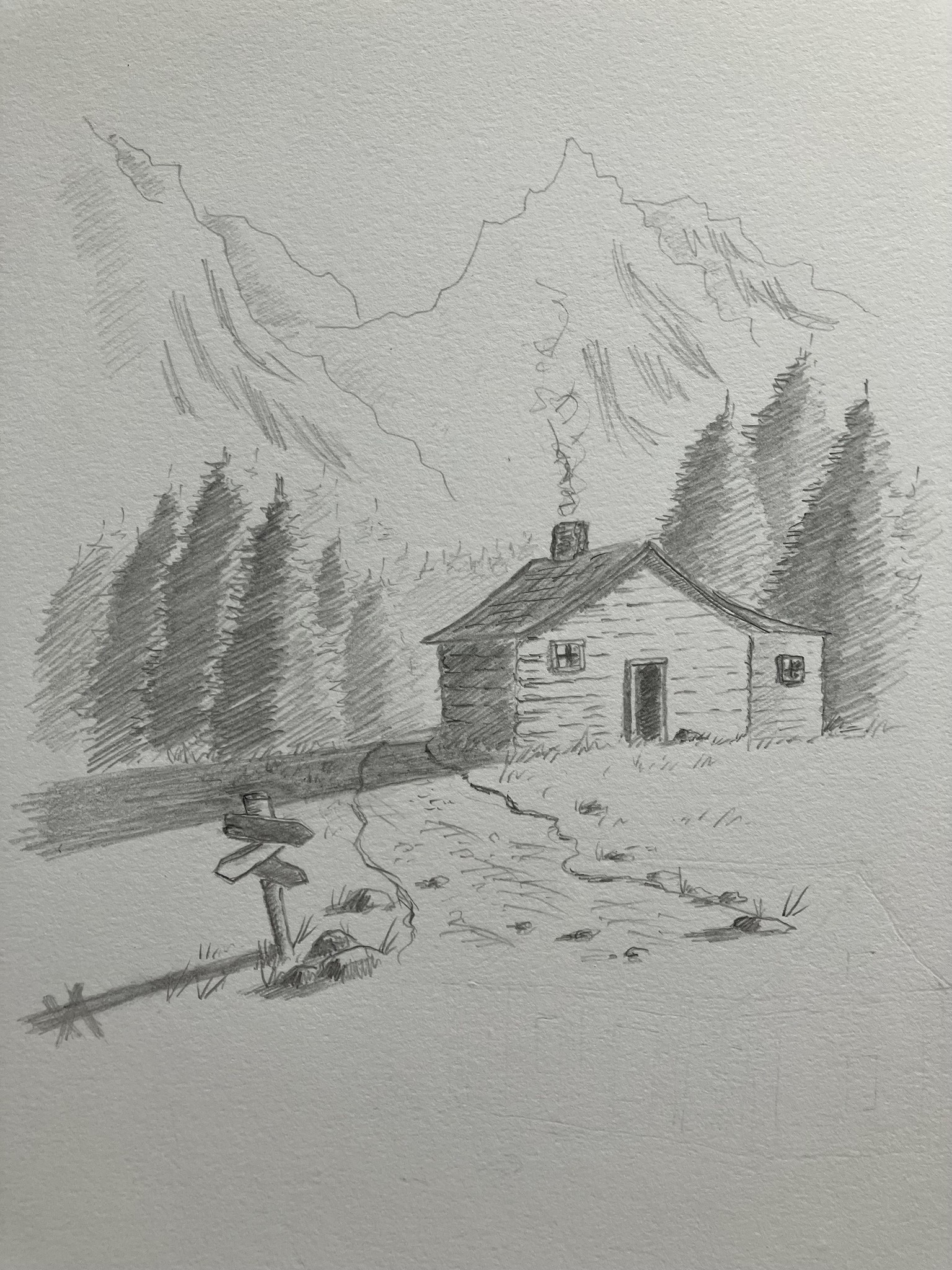 Cabin in the mountains - image 1 - student project
