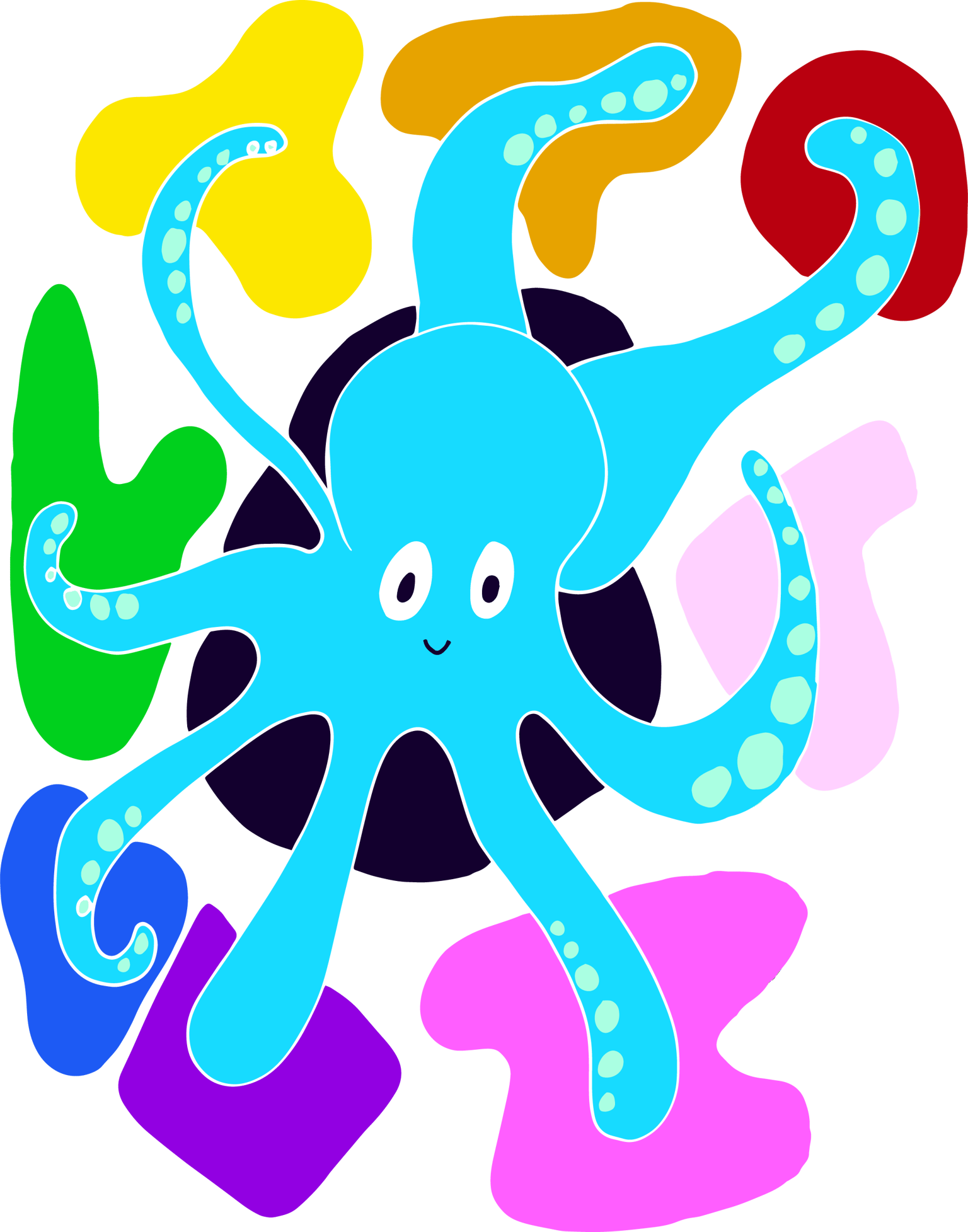 colored digital doodle - image 1 - student project