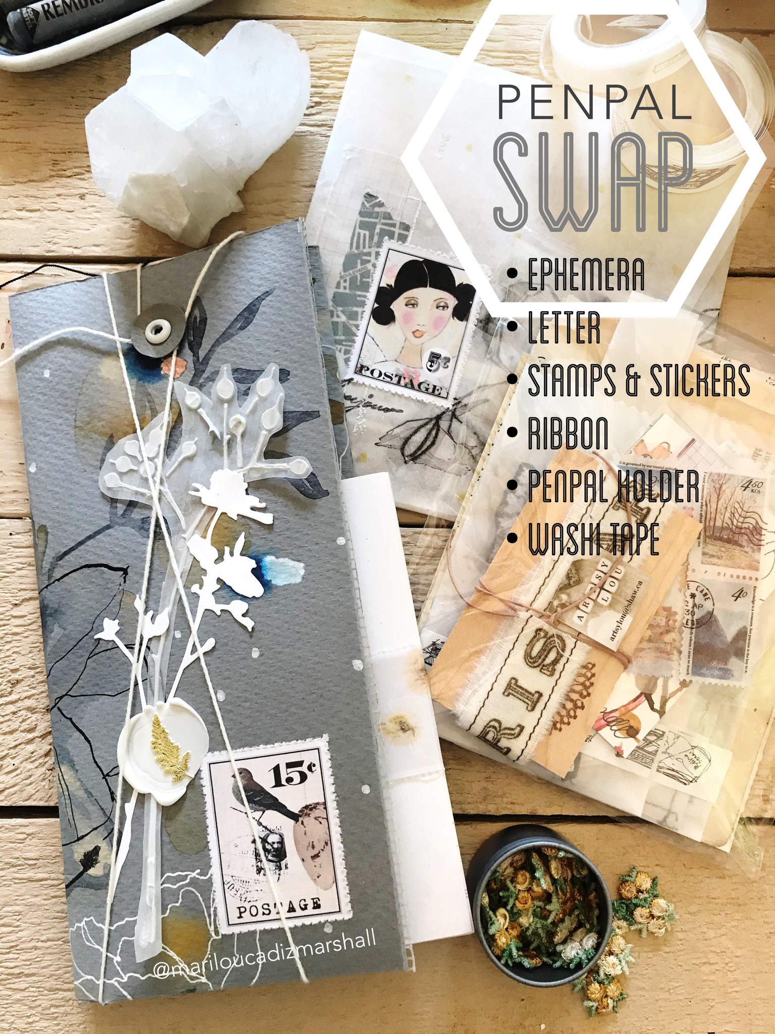 PENPAL SWAP with Watercolour Holder - image 5 - student project