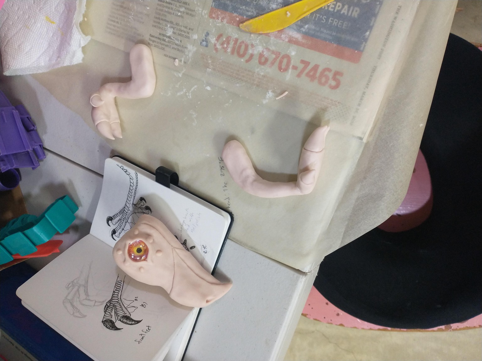 Made a fun weird creature! - image 4 - student project