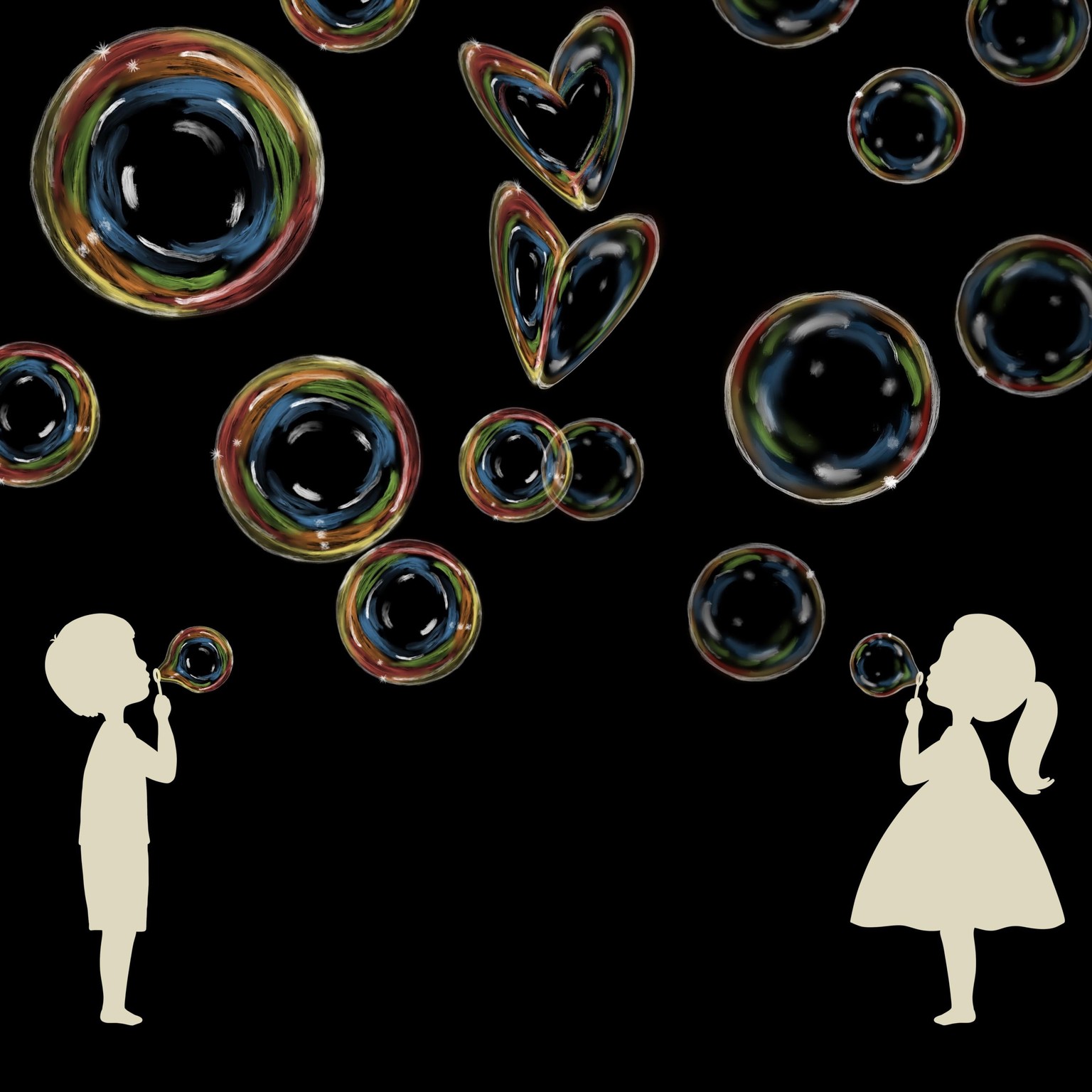 Singing Bubbles in Procreate - image 1 - student project