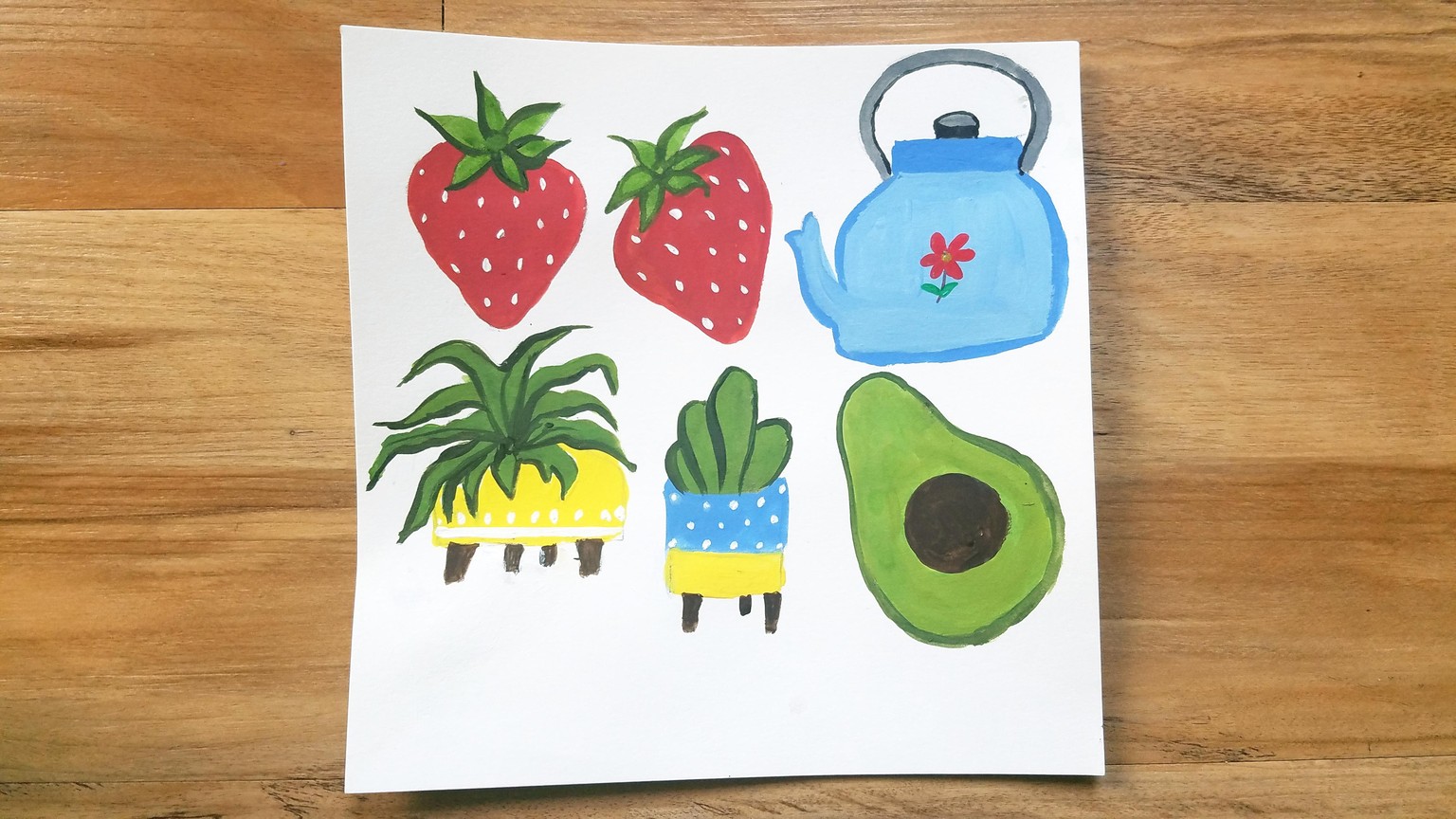 Explore Gouache with Fun Illustrations - image 1 - student project