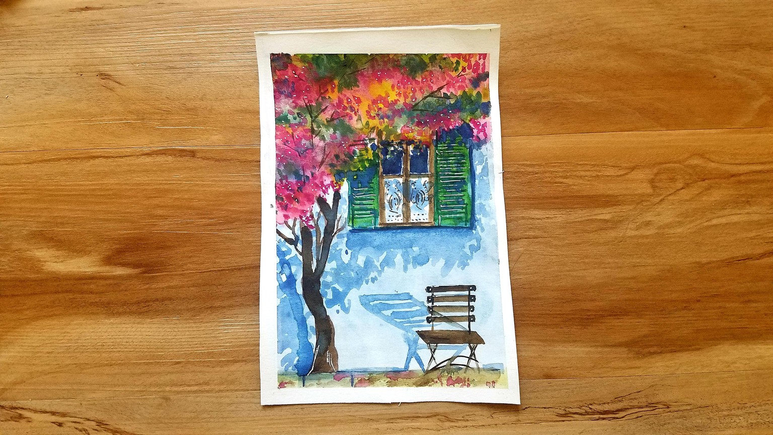 Watercolor Urban Landscape - image 2 - student project