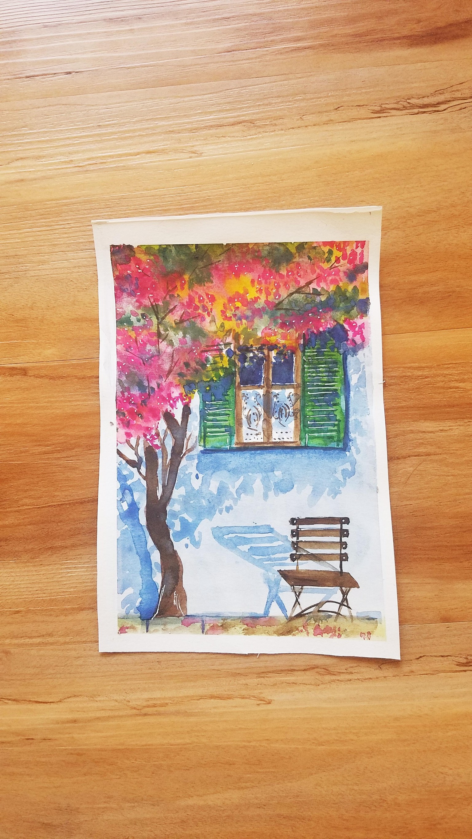 Watercolor Urban Landscape - image 1 - student project
