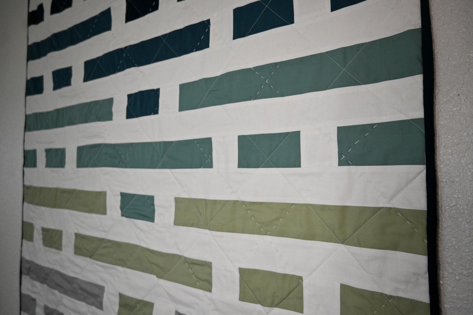 Between the Lines Baby Quilt - image 1 - student project
