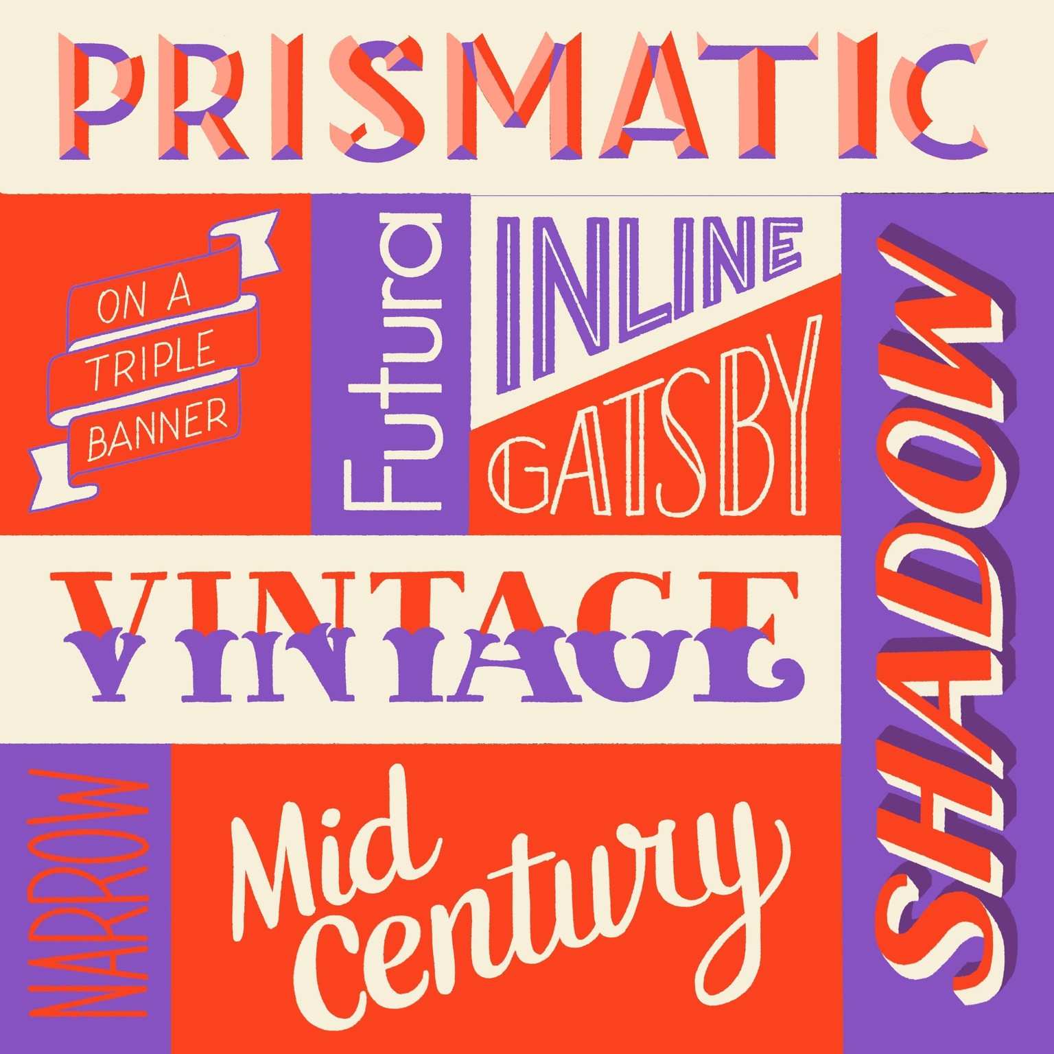 Font menu & lettering and illustration challenge - image 4 - student project