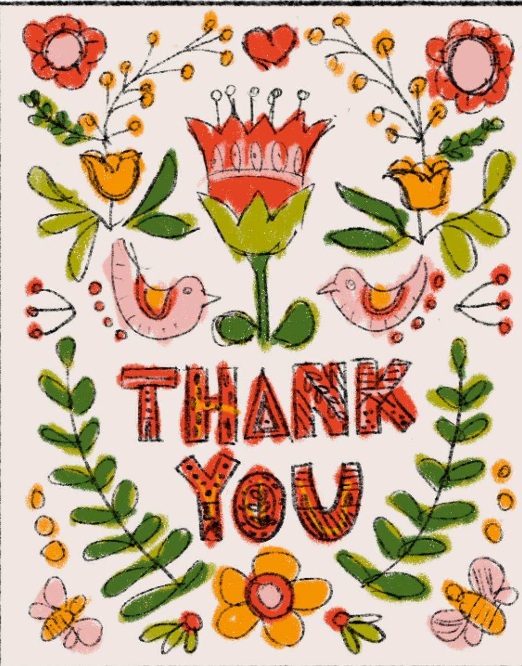 Folksy thank you - image 3 - student project