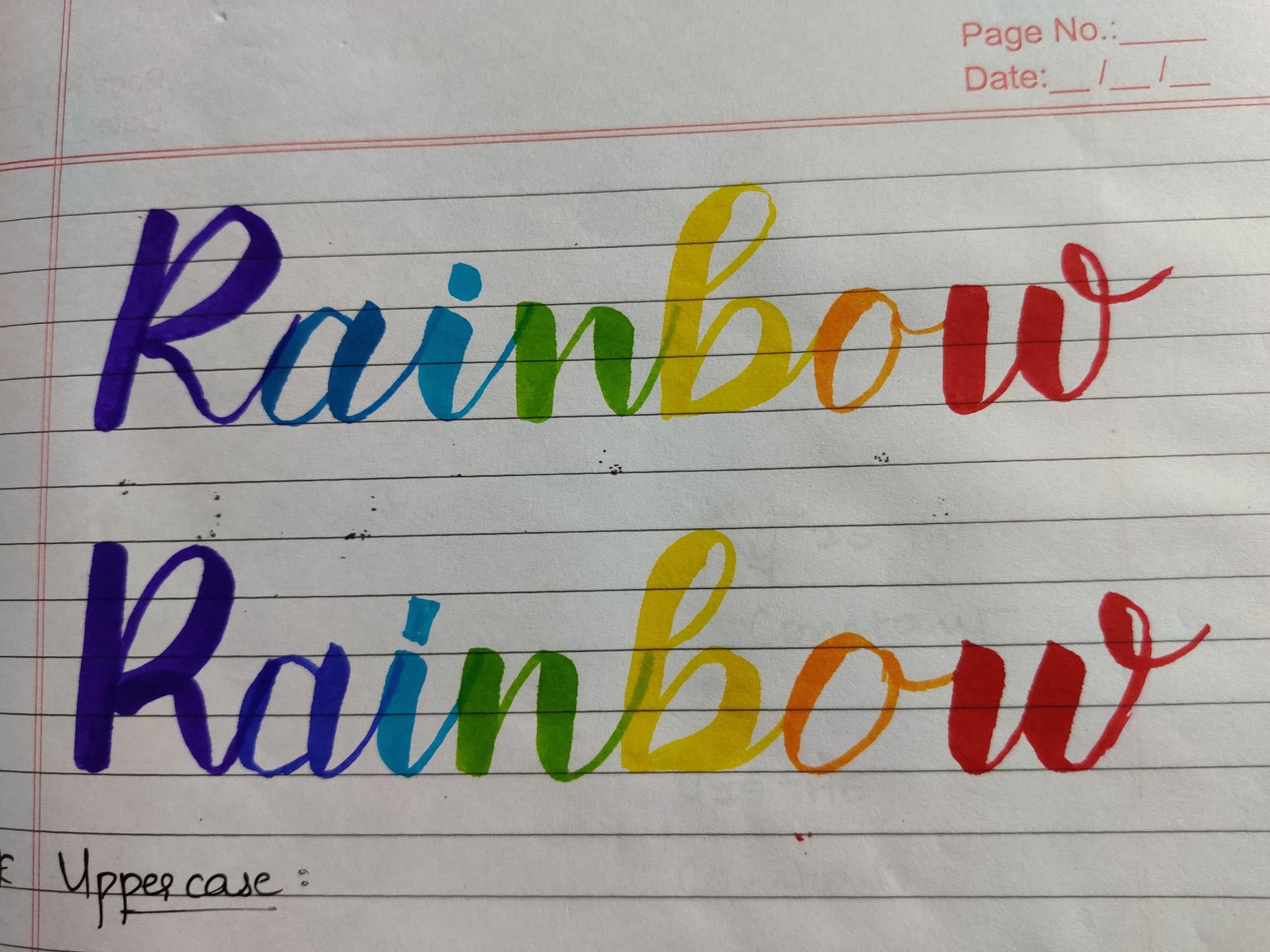 Basic Brush Lettering - image 1 - student project
