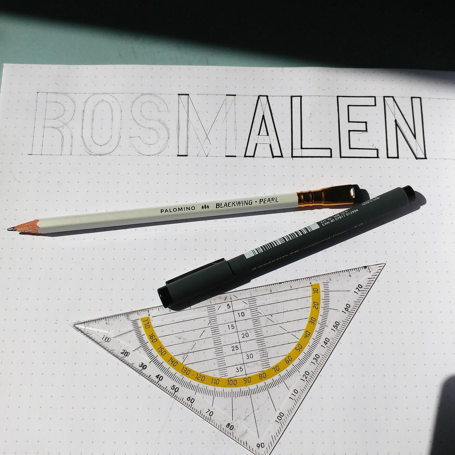 Lettering 101 - ROSMALEN - image 1 - student project