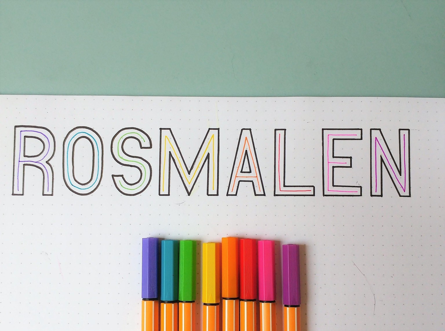 Lettering 101 - ROSMALEN - image 3 - student project