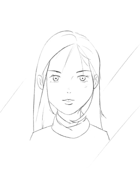 Male and female faces - image 2 - student project