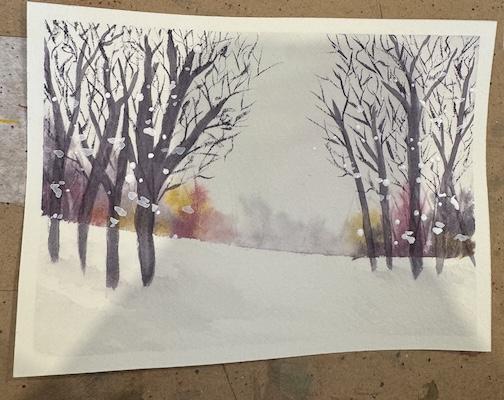 Snowy Forest - image 1 - student project