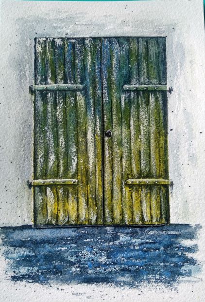 Lift-the-flap watercolor illustration - image 2 - student project