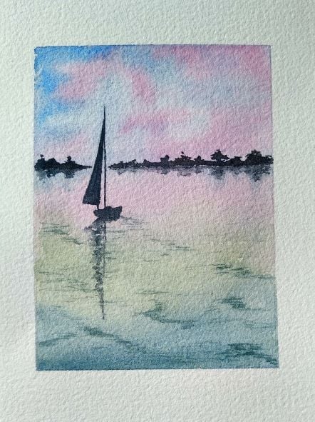 Lift-the-flap watercolor illustration - image 3 - student project