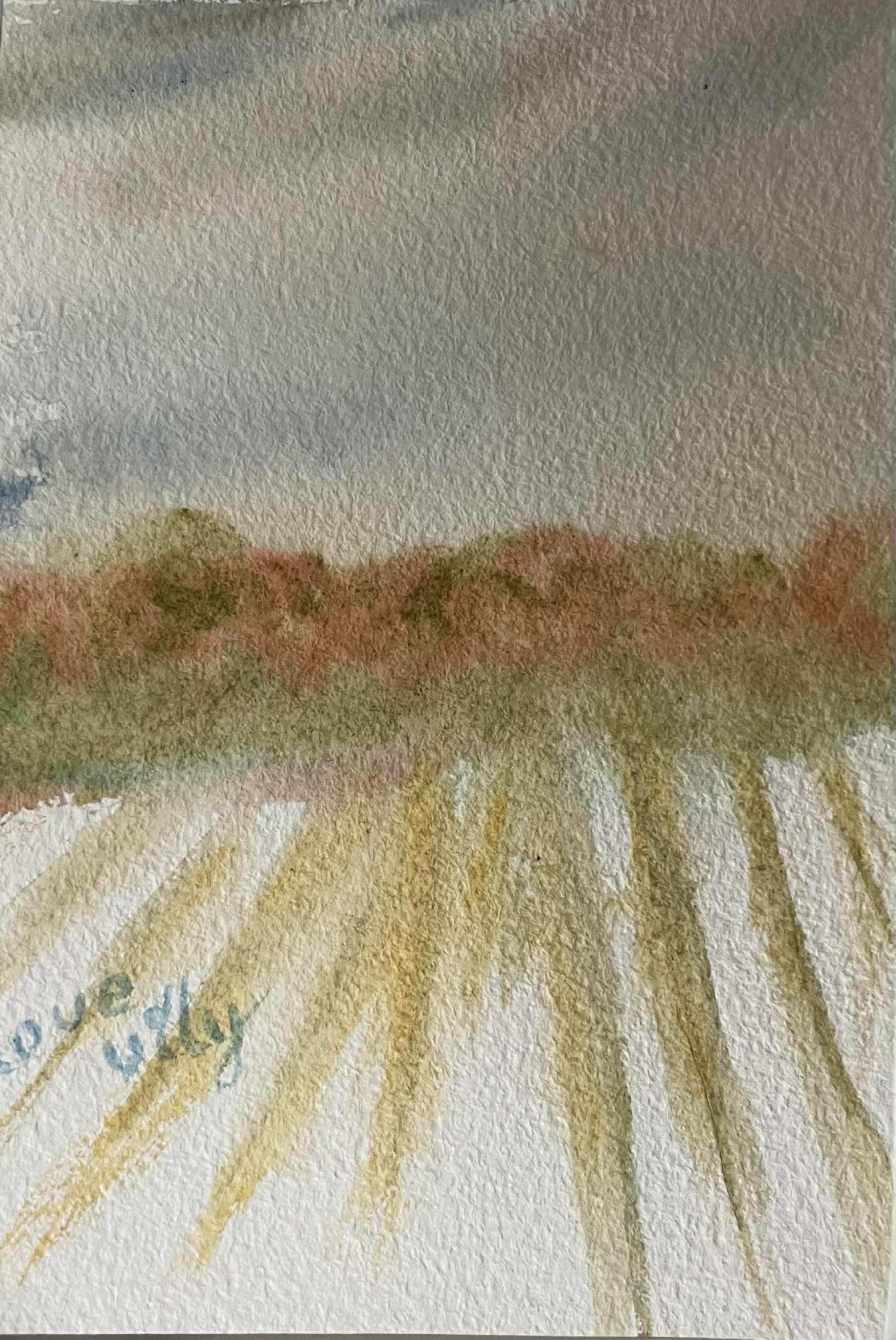 lanscape watercolors in four seasons - image 1 - student project