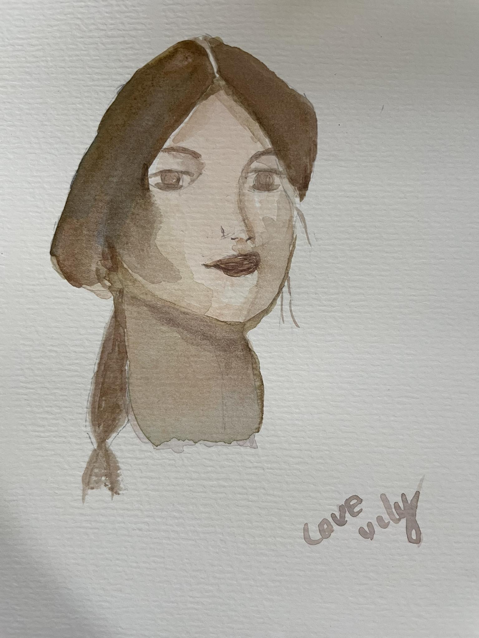 mixing skin tones & painting loose portrait - image 3 - student project