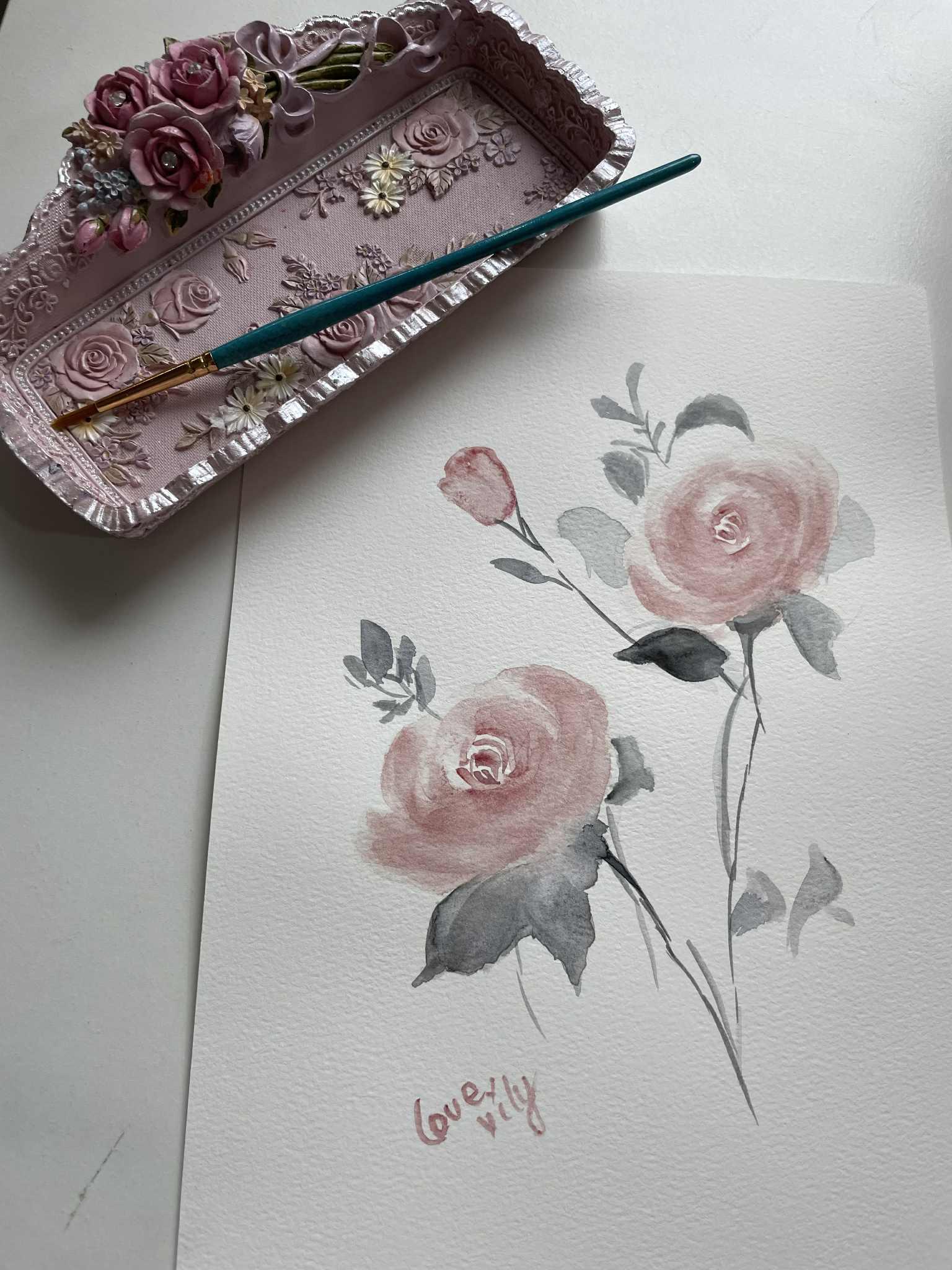watercolor floral exploration-create stunning color combinations - image 1 - student project